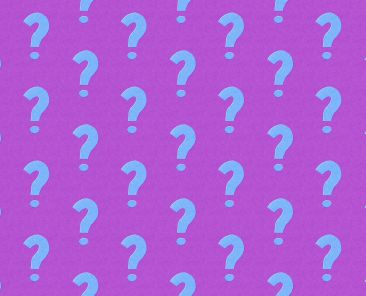 Graphic of question marks