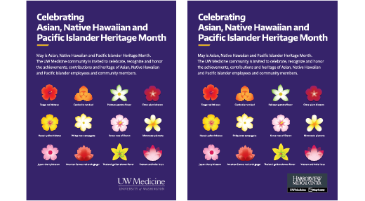 Asian American, Native Hawaiian and Pacific Islander Heritage Month posters