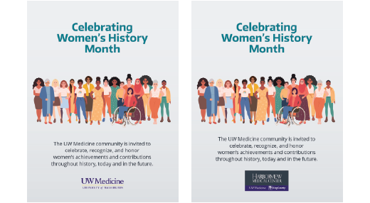 Women's History Month posters