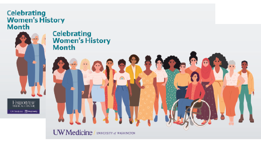 Women's History Month zoom backgrounds