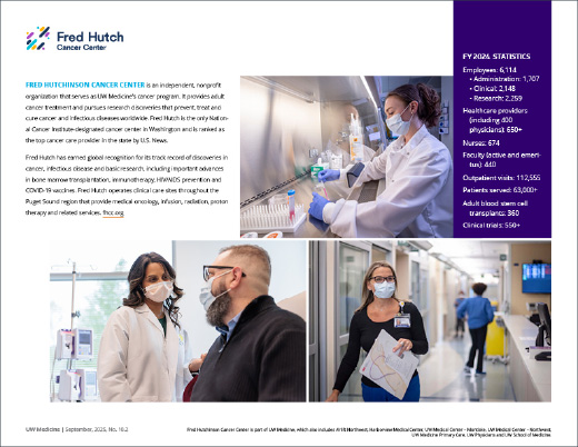 Image of the Fred Hutch Entity Fact Sheet