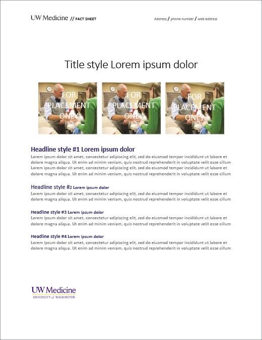 Image of Microsoft Word Fact Sheet template page 3