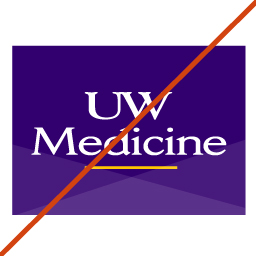 Image showing misuse of the social mark logo by stretching or compressing the logo