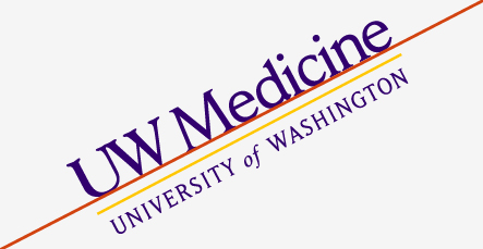 Misuse image showing the UW Medicine primary logo rotated