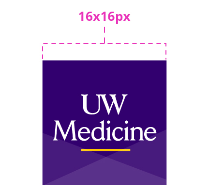Image showing the minimum size of the social mark logo