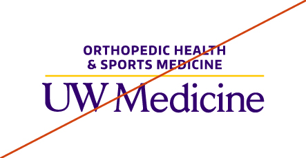 Image showing the misuse of service line logos by rearranging the elements