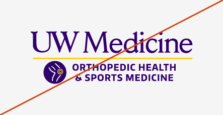 Image showing the misuse of service line logos by adding an icon